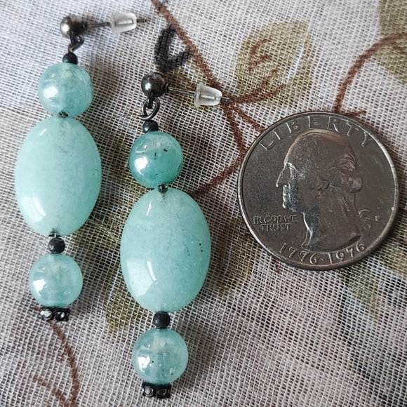 LC Liz Claiborne Laura Conrad Signed Beaded 3 Strand Necklace Mint Satin Cord - Picture 8 of 14